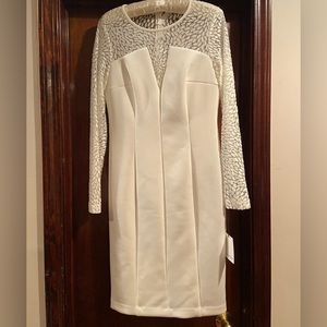 White Calvin Klein dress